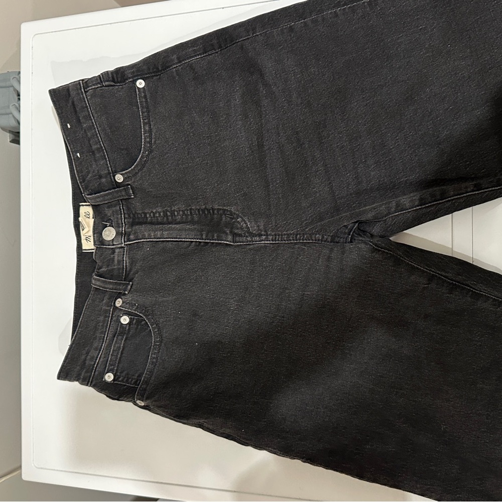 Madewell Black 90’s Straight Jeans